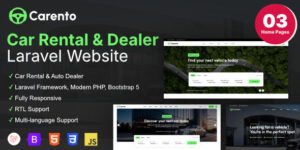 Carento v1.1.0 – Car Rental Booking Laravel System Nulled